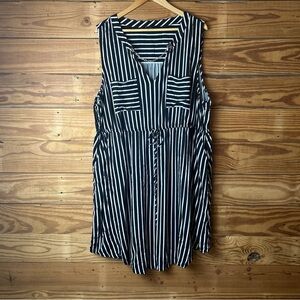 Torrid Striped Top with Chain Accent